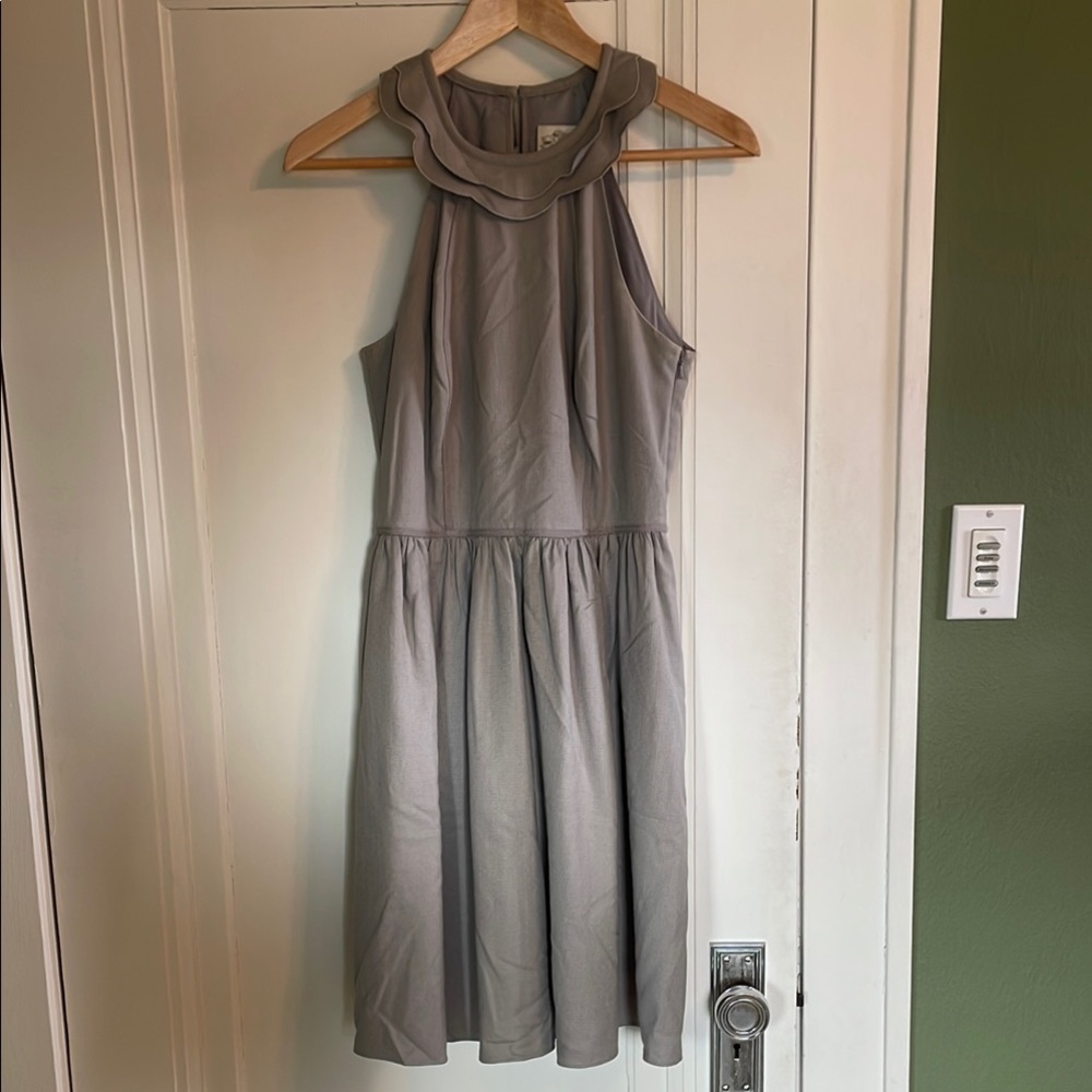 BHLDN Gray Sleeveless Dress
